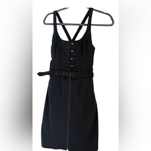 French Connection Black Strapless Dress